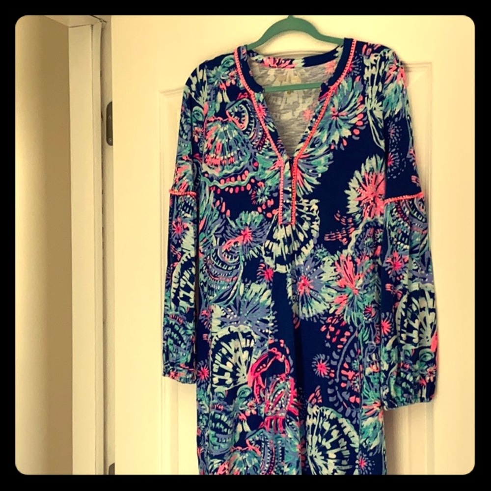 Lilly Pulitzer long-sleeves dress S